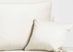 Sofa Rozkładana Trzyosobowa z Pojemnikiem STINO Beżowa z Funkcją Spania