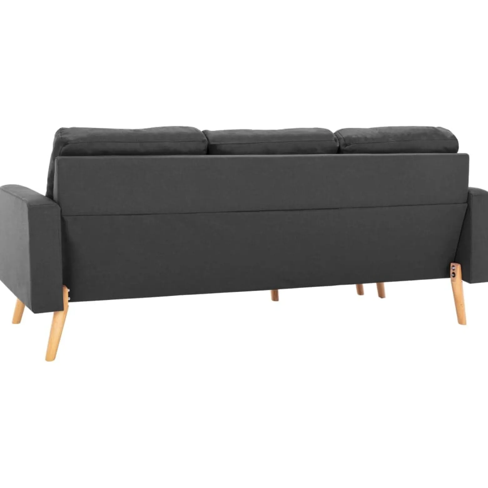 Sofa Szary Tkanina vidaXL