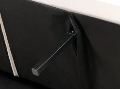 Sofa tapczan rozkładana jasnobeżowa tapicerowana