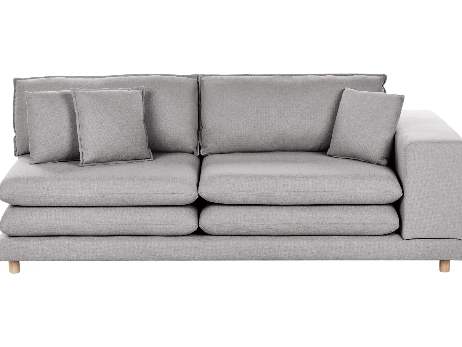 Sofa tapicerowana 2-osobowa szara