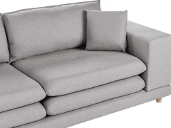 Sofa tapicerowana 2-osobowa szara
