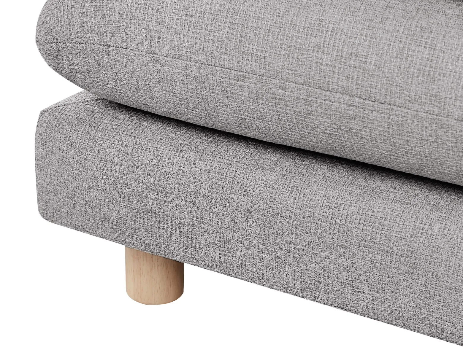 Sofa tapicerowana 2-osobowa szara