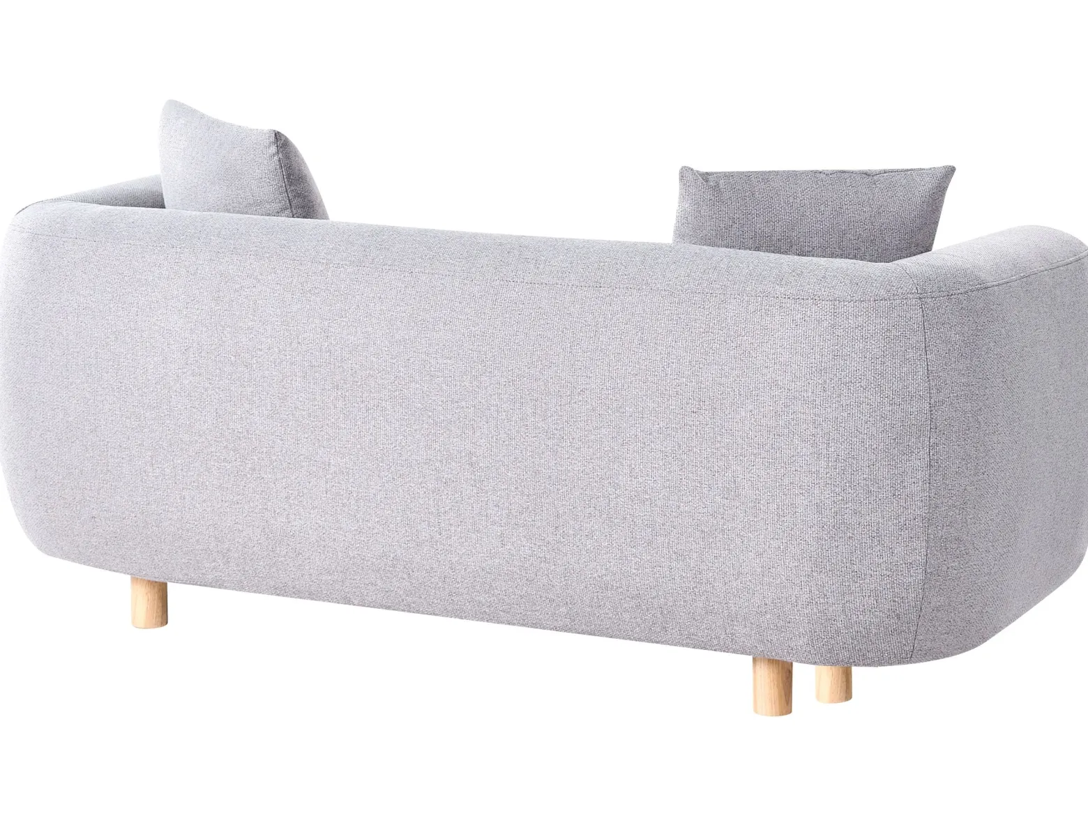 Sofa tapicerowana 2-osobowa szara