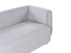 Sofa tapicerowana 2-osobowa szara