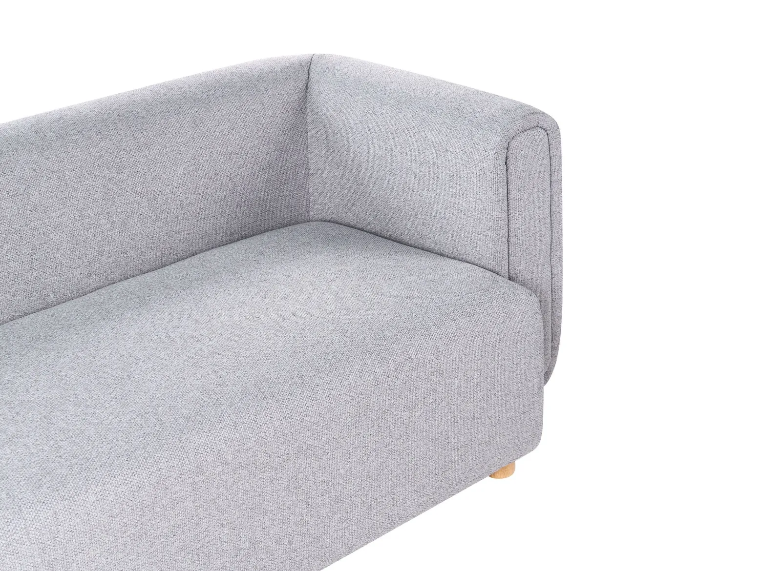 Sofa tapicerowana 2-osobowa szara
