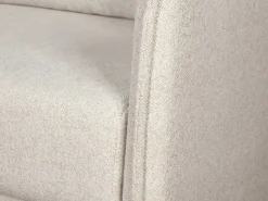 Sofa trzyosobowa Aling rozkładana z pojemnikiem beżowa