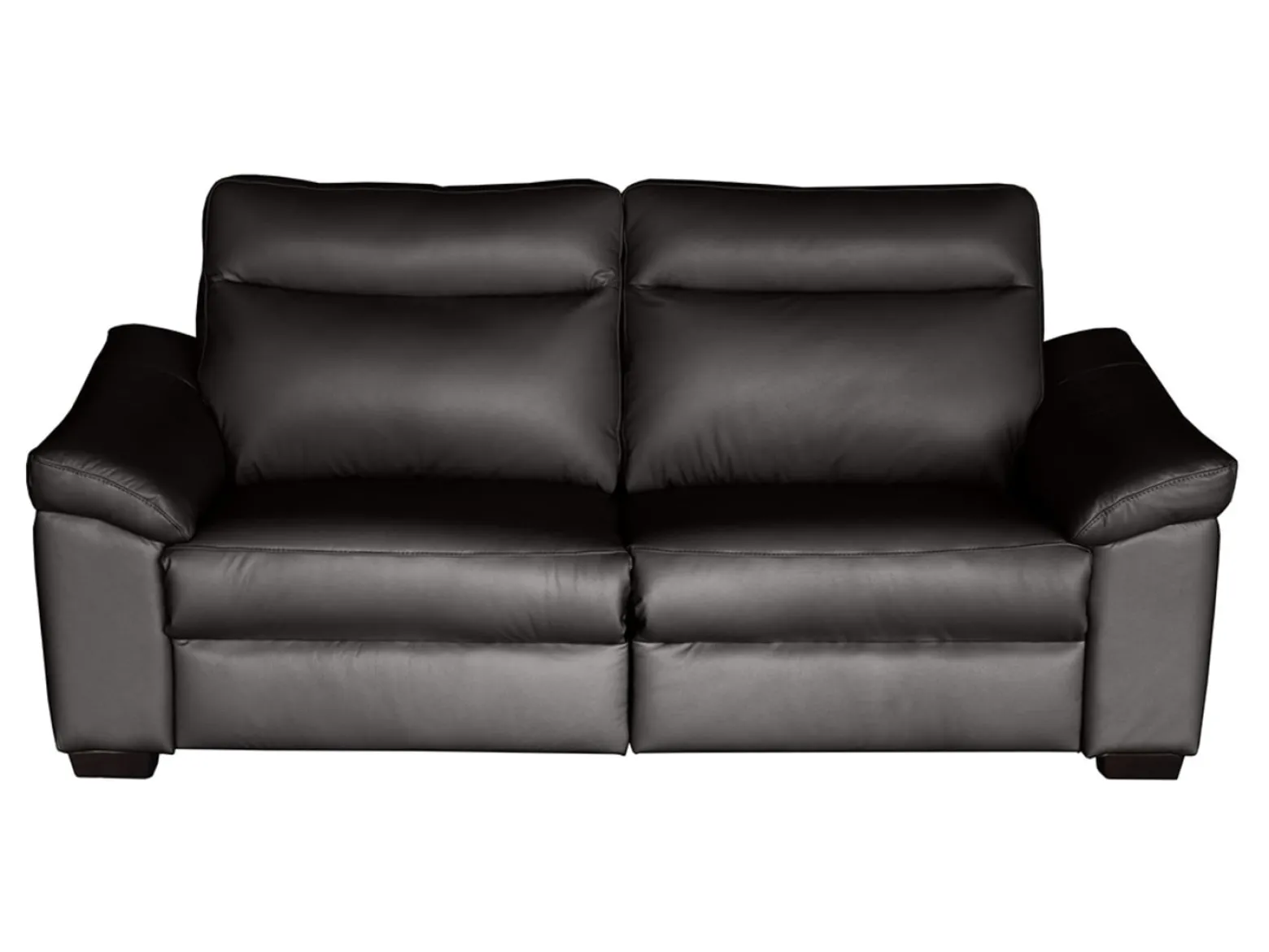 Sofa trzyosobowa Dublin z funkcją relaks skóra brązowa