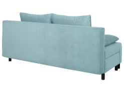 Sofa trzyosobowa Nius rozkładana z pojemnikiem miętowa