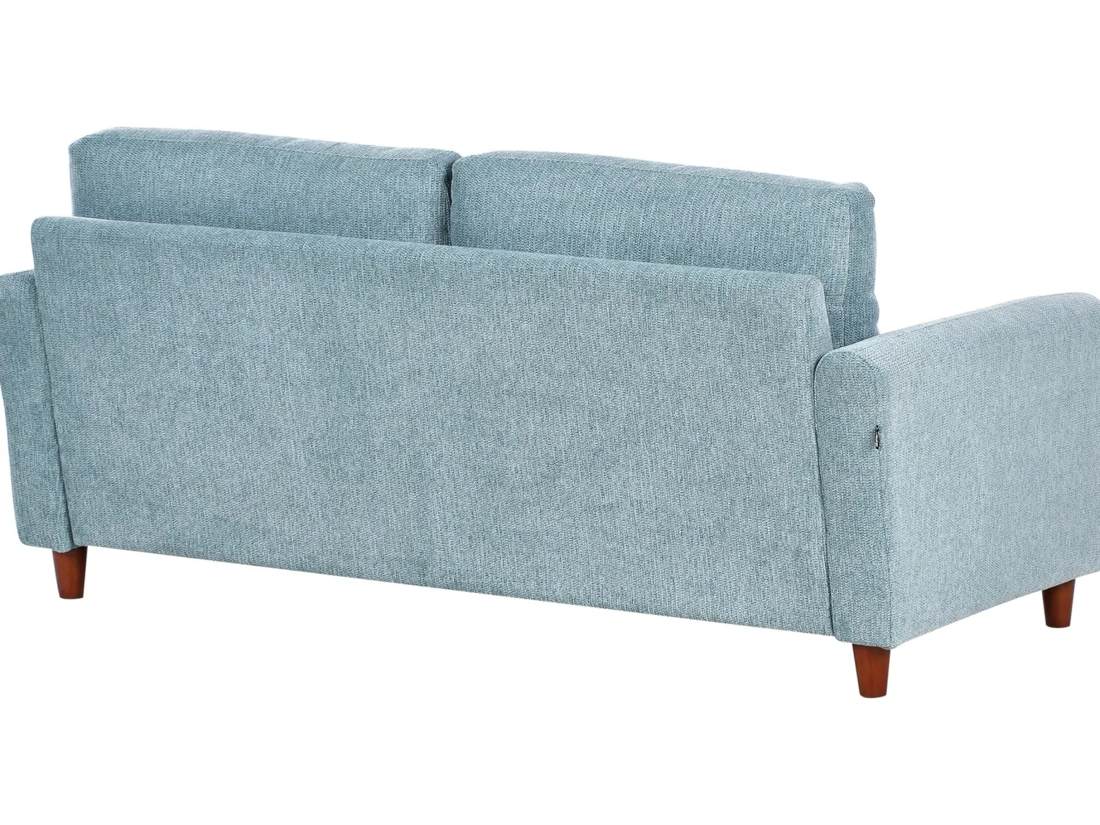 Sofa trzyosobowa tapicerowana niebieska
