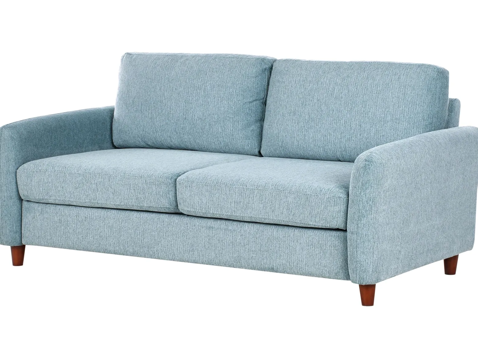 Sofa trzyosobowa tapicerowana niebieska