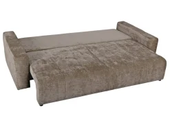 Sofa trzyosobowa Vibe rozkładana z pojemnikiem taupe