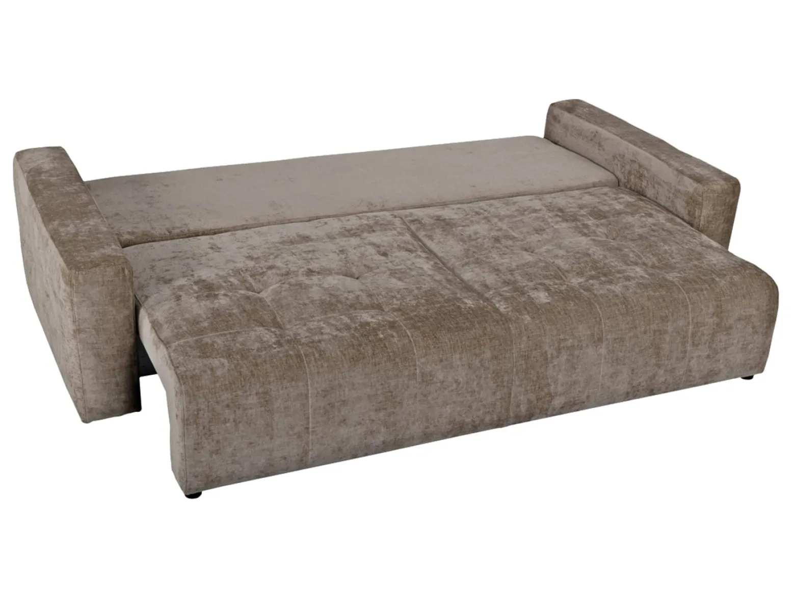 Sofa trzyosobowa Vibe rozkładana z pojemnikiem taupe