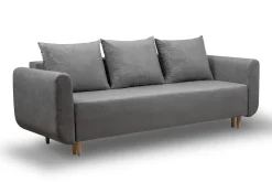 Sofa ze sprężynami bonell rozkładana Lugo PLUS Szara