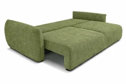 Sofa z funkcją spania i pojemnikiem, szenil Artico, Moss, Zephira