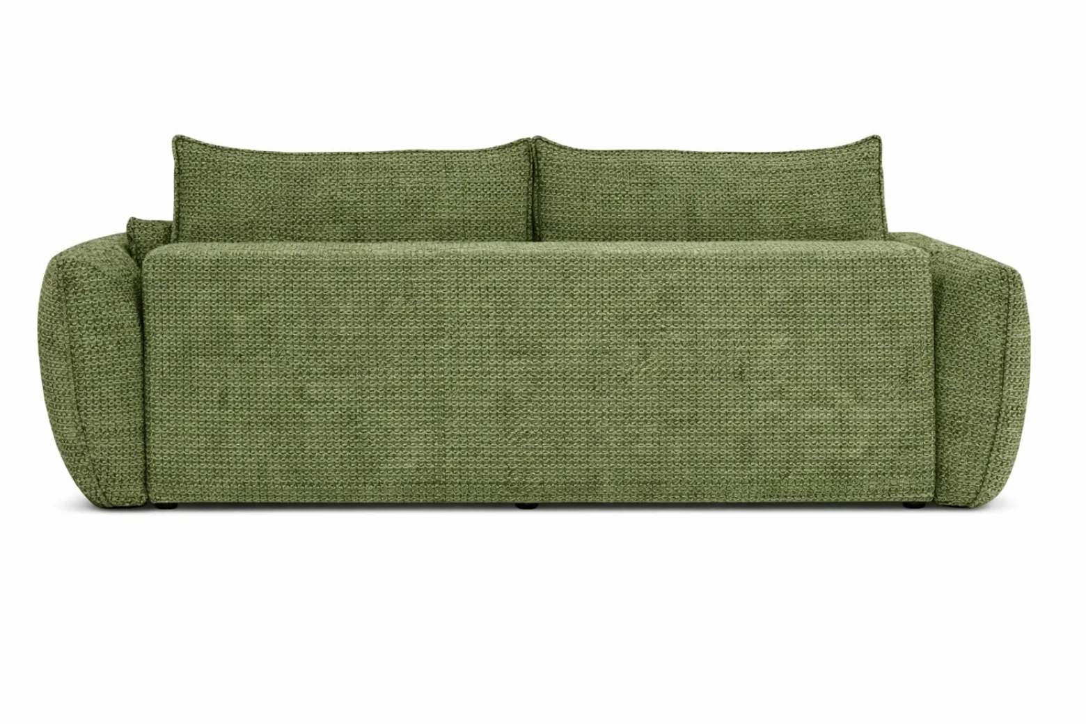Sofa z funkcją spania i pojemnikiem, szenil Artico, Moss, Zephira