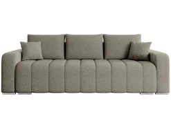 Sofa z funkcją spania i pojemnikiem Pufetto Boucle