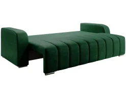 Sofa z funkcją spania i pojemnikiem Pufetto Boucle