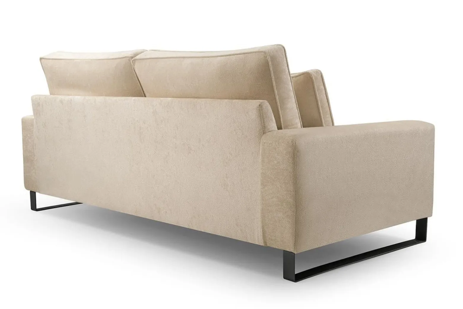 Sofa z loftowymi nogami LARA APHRODITE22 jasny szary
