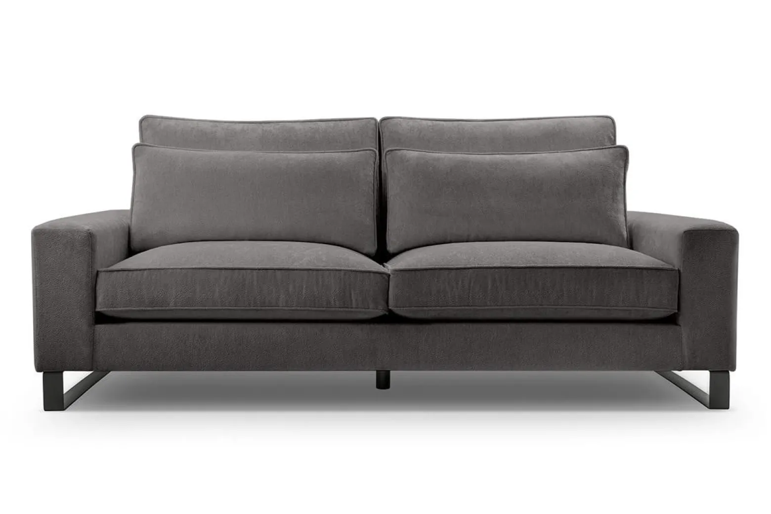 Sofa z loftowymi nogami LARA APHRODITE22 jasny szary
