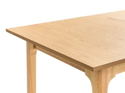 Stół do jadalni rozkładany DELMAS Jesion jasny 160/200 cm 90 cm