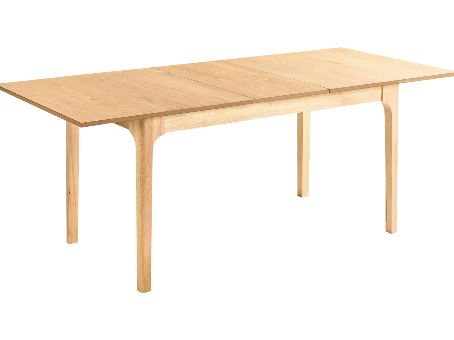 Stół do jadalni rozkładany DELMAS Jesion jasny 160/200 cm 90 cm