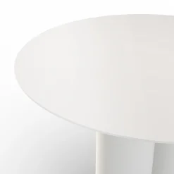 Stół do jadalni szarobeżowy Adagy 120 cm