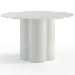 Stół do jadalni szarobeżowy Adagy 120 cm