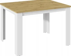Stół KONGO 120X80 ARTISAN BIAŁY do jadalni salonu