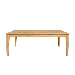 Stół rozkładany z litego drewna DANTE 120×80 + 1×45 cm