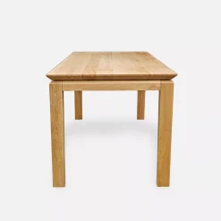Stół rozkładany z litego drewna DANTE 120×80 + 1×45 cm