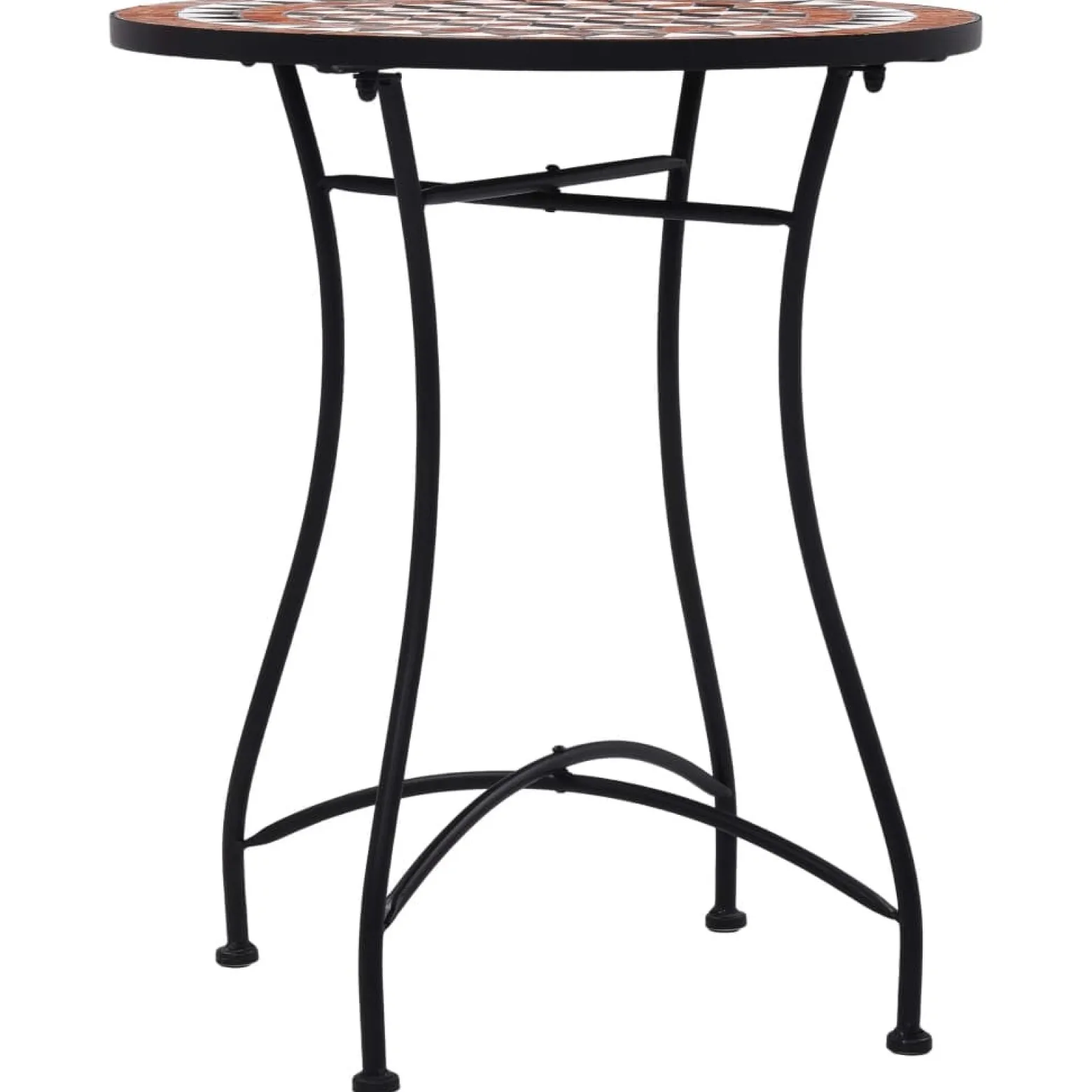 Stół Brąz 60 cm Ceramika vidaXL