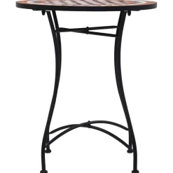 Stół Brąz 60 cm Ceramika vidaXL