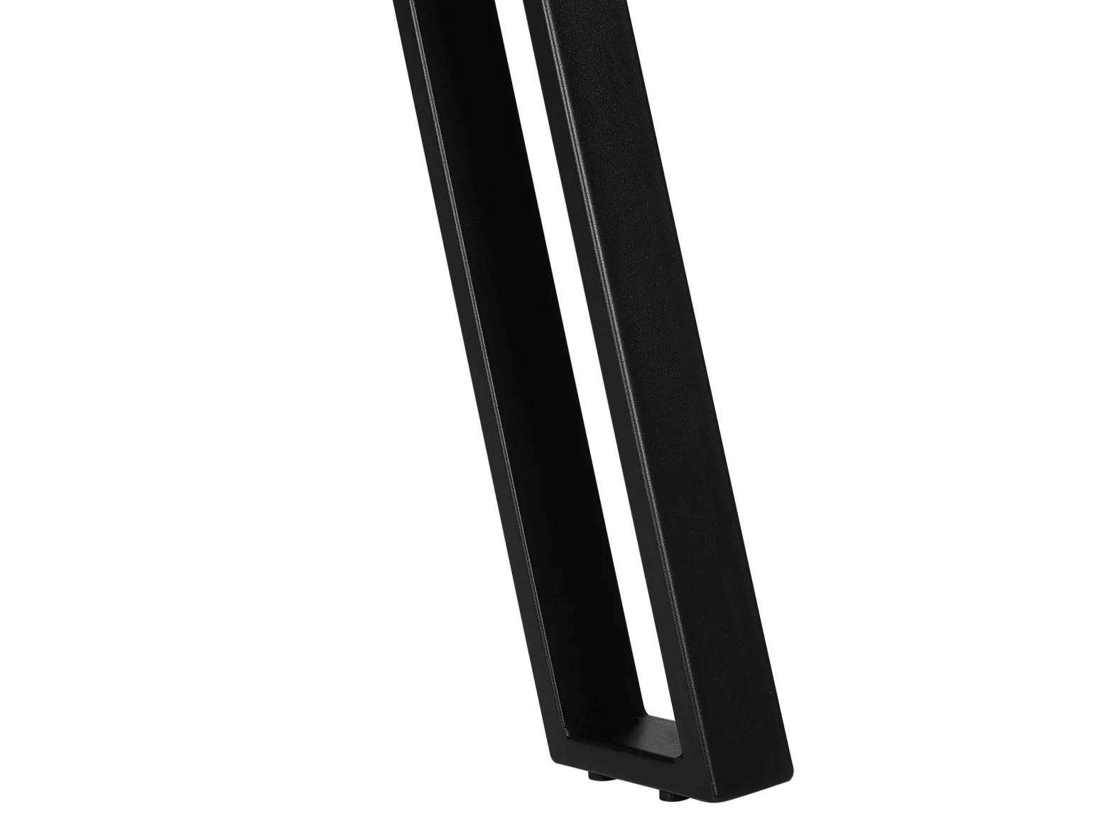Stół do jadalni metal 180x90 jasne drewno