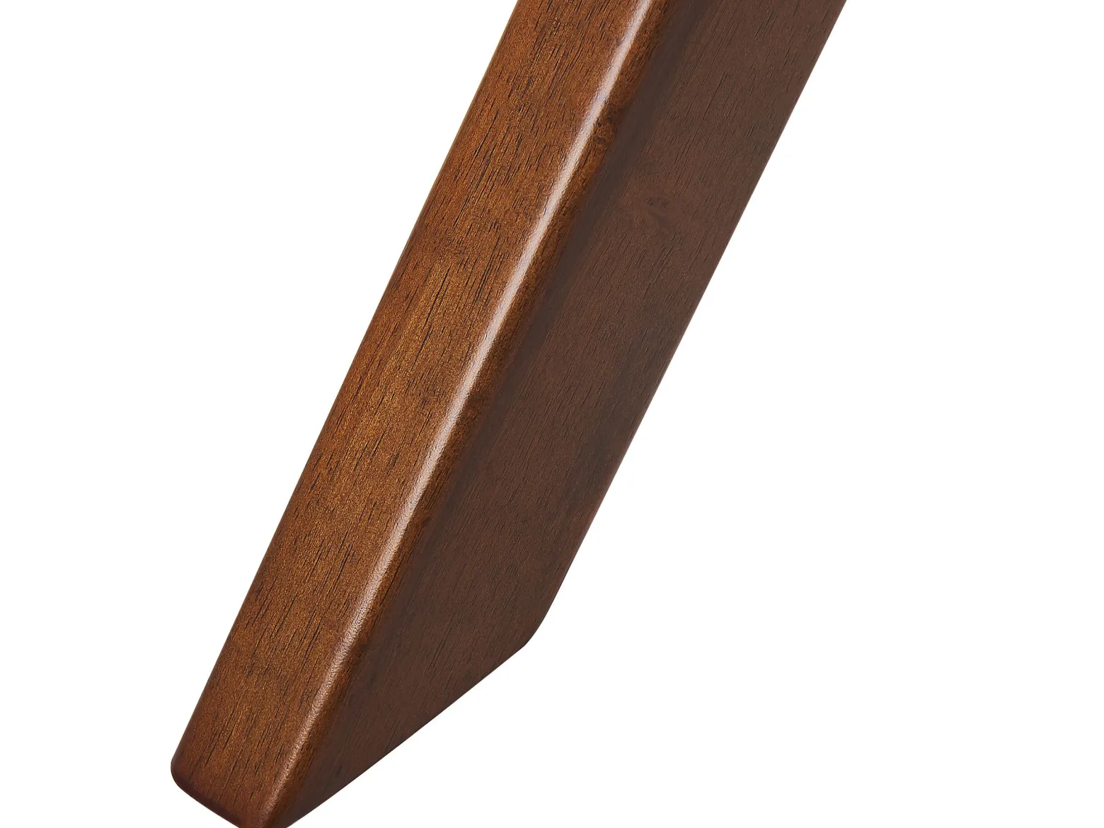 Stół do jadalni okrągły 120 cm ciemne drewno