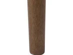 Stół do jadalni 118x77 ciemne drewno szary