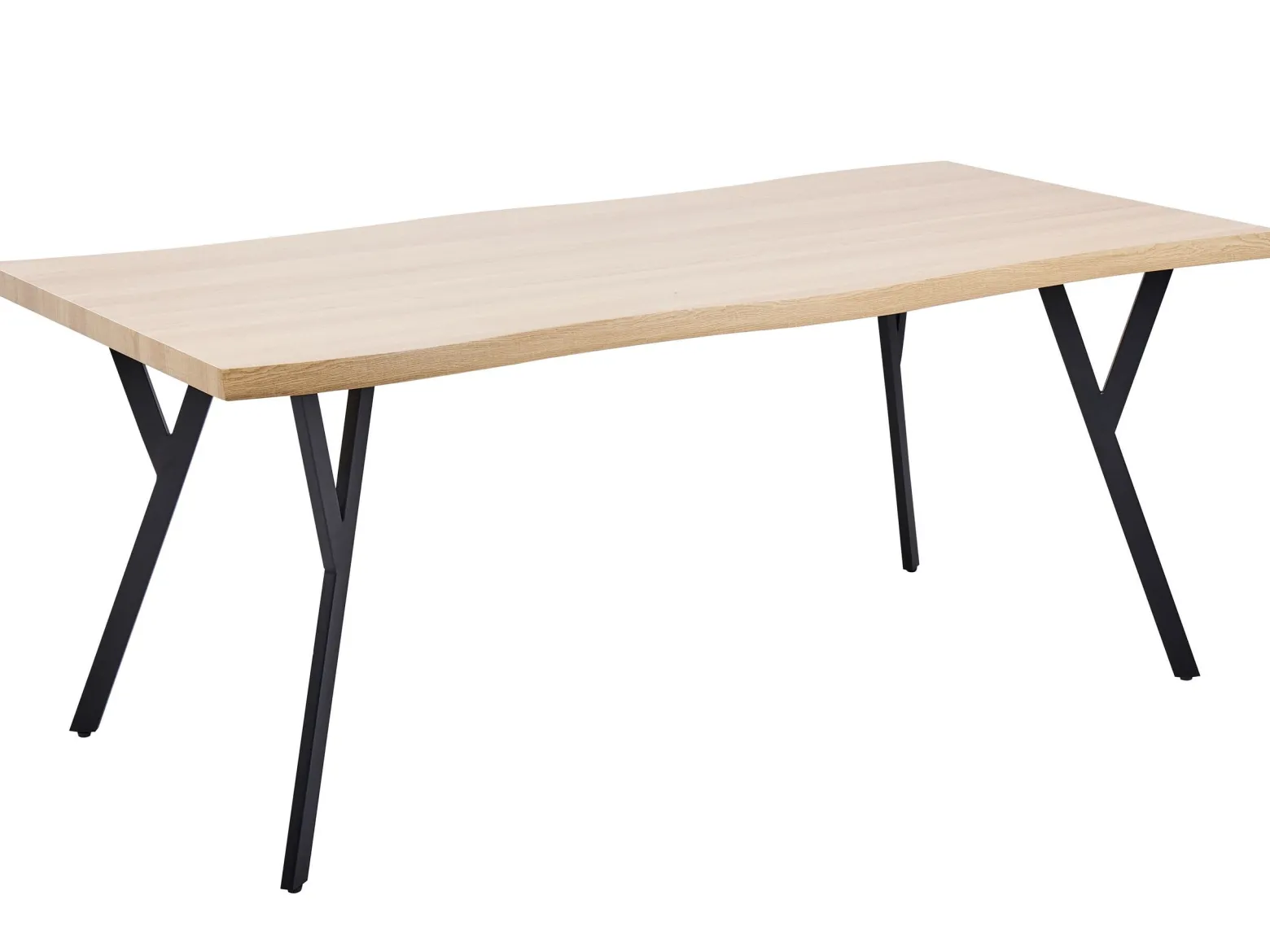 Stół do kuchni jadalni 180 x 90 cm MDF jasne drewno
