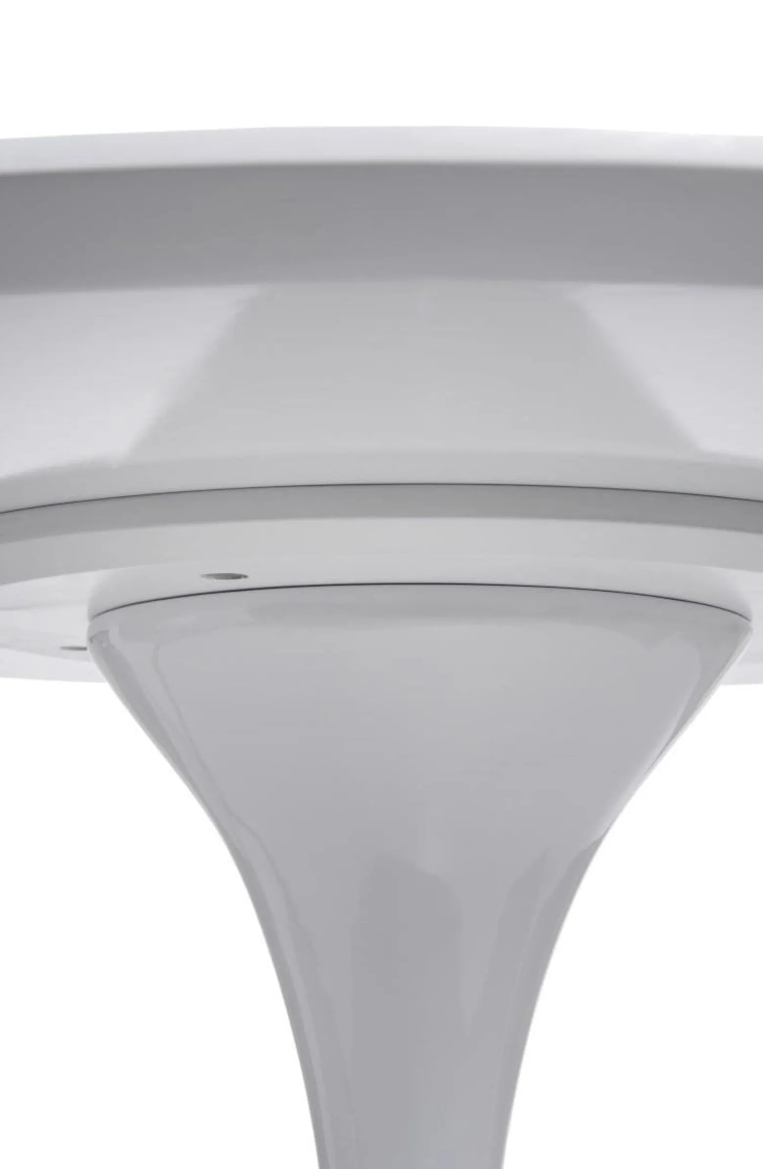 Stół Fiber 90 inspirowany Tulip Table MDF biały okrągły