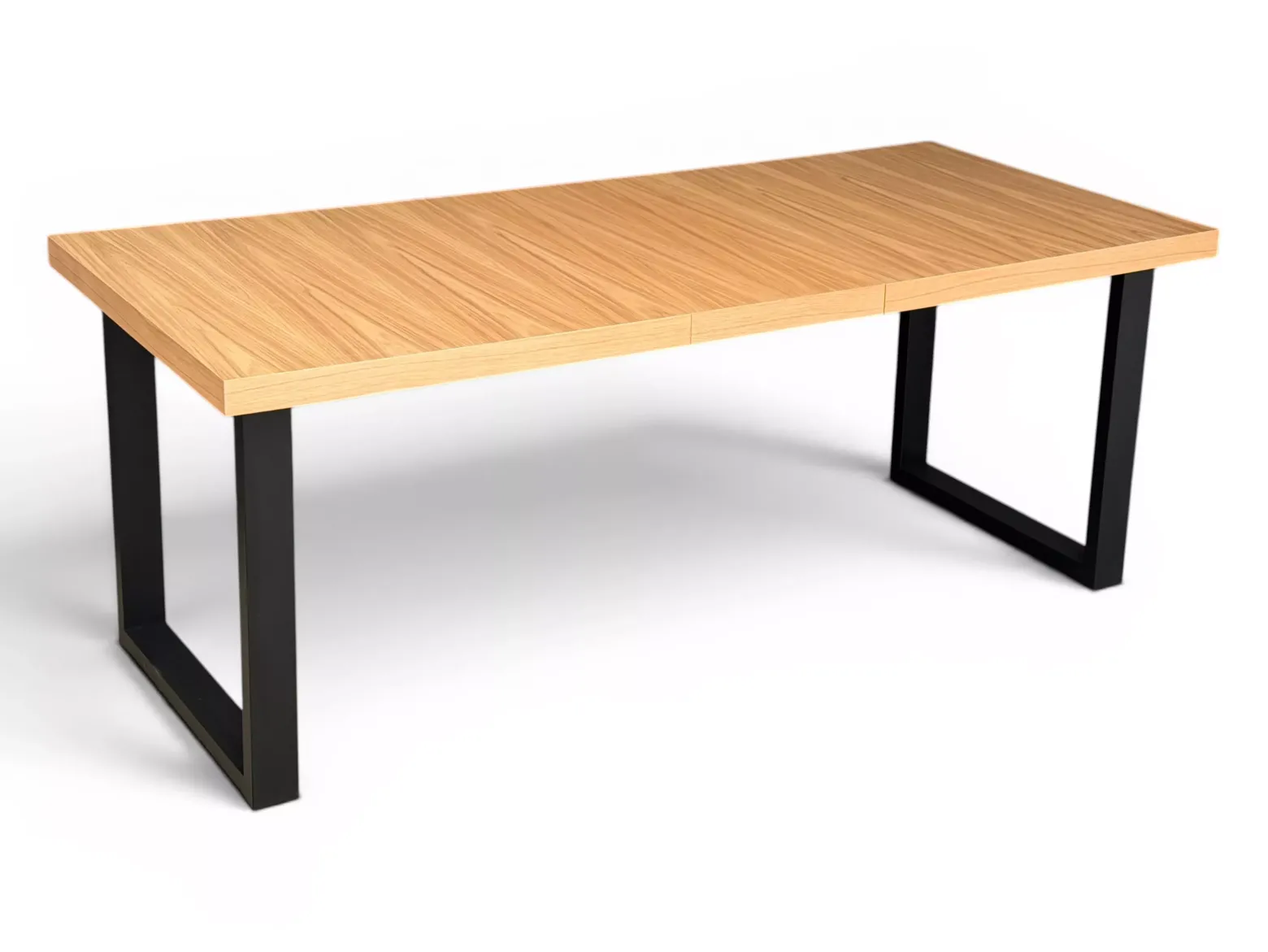 Stół Fornirowany 90x160/200cm Nogi Metal U+4 Krzesła Dębowe Sztaplowane