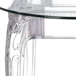 Stół Ghost 80cm transparentny glamour
