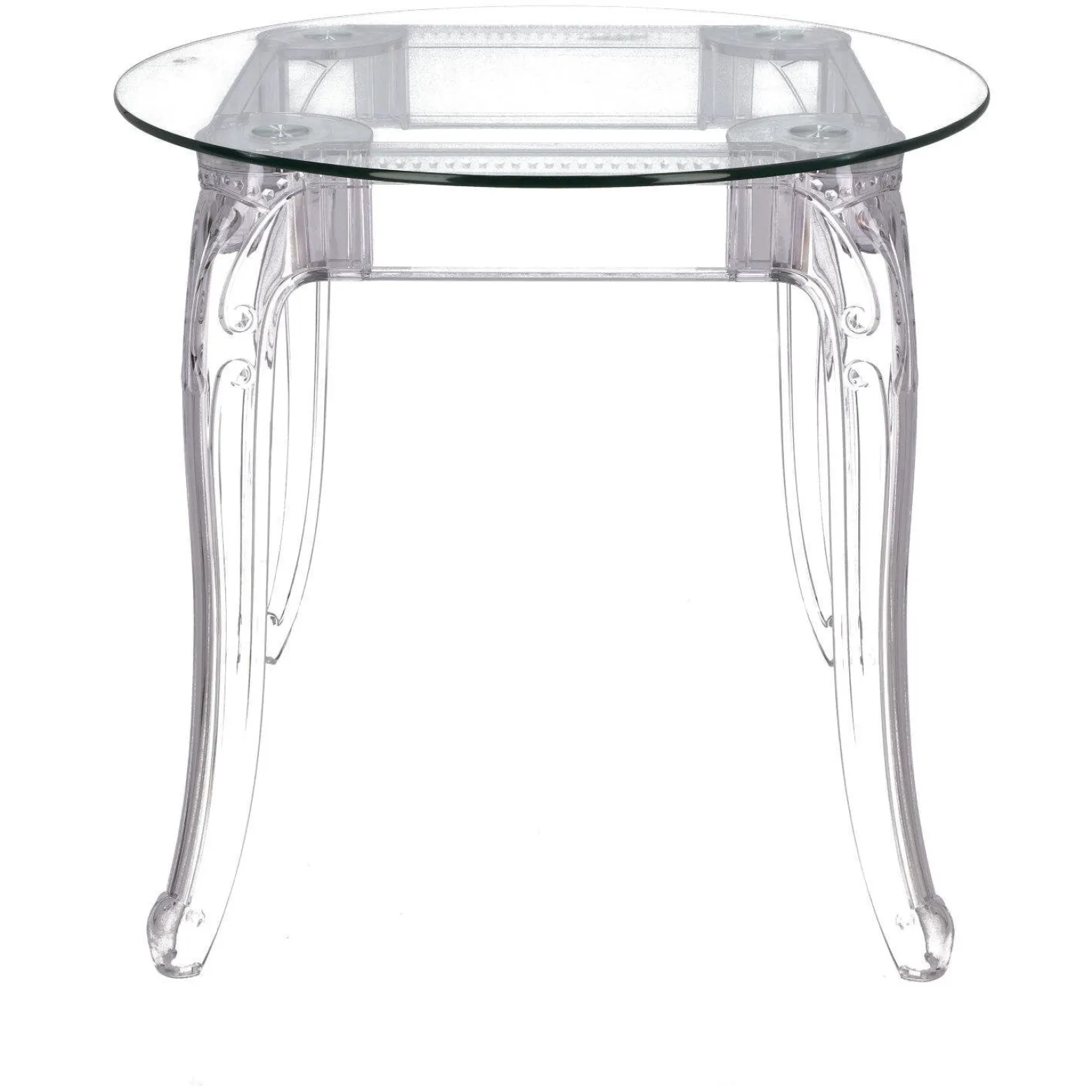 Stół Ghost 80cm transparentny glamour