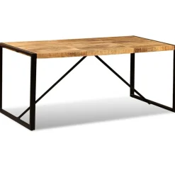 Stół jadalniany, surowe drewno mango, 180 cm