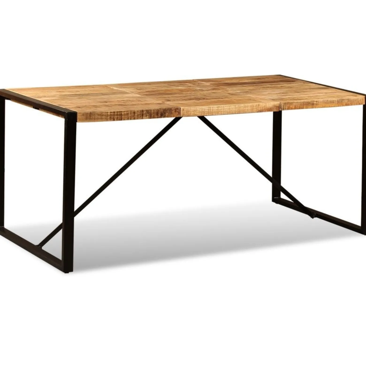 Stół jadalniany, surowe drewno mango, 180 cm