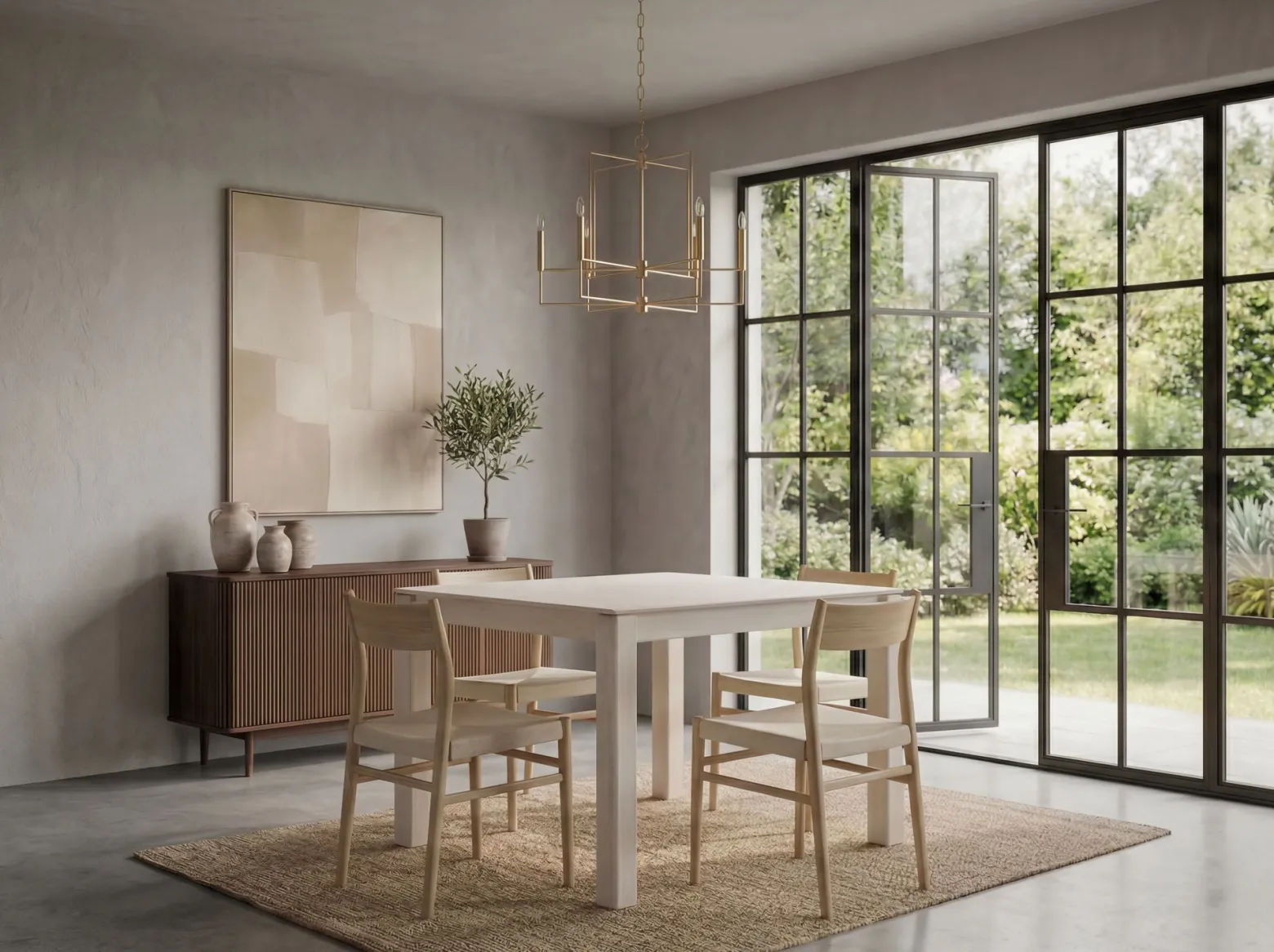 Stół jadalniany z litego drewna 80cm Stół do jadalni White Wash kuchenny