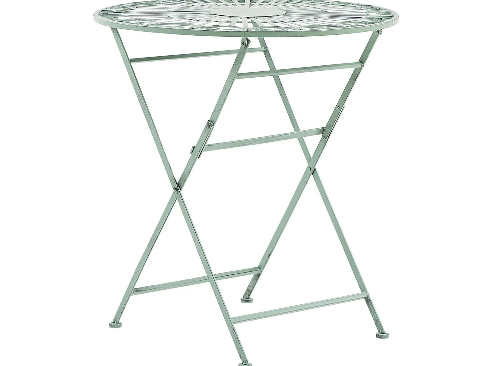 Stół ogrodowy bistro 70 cm metal zielony