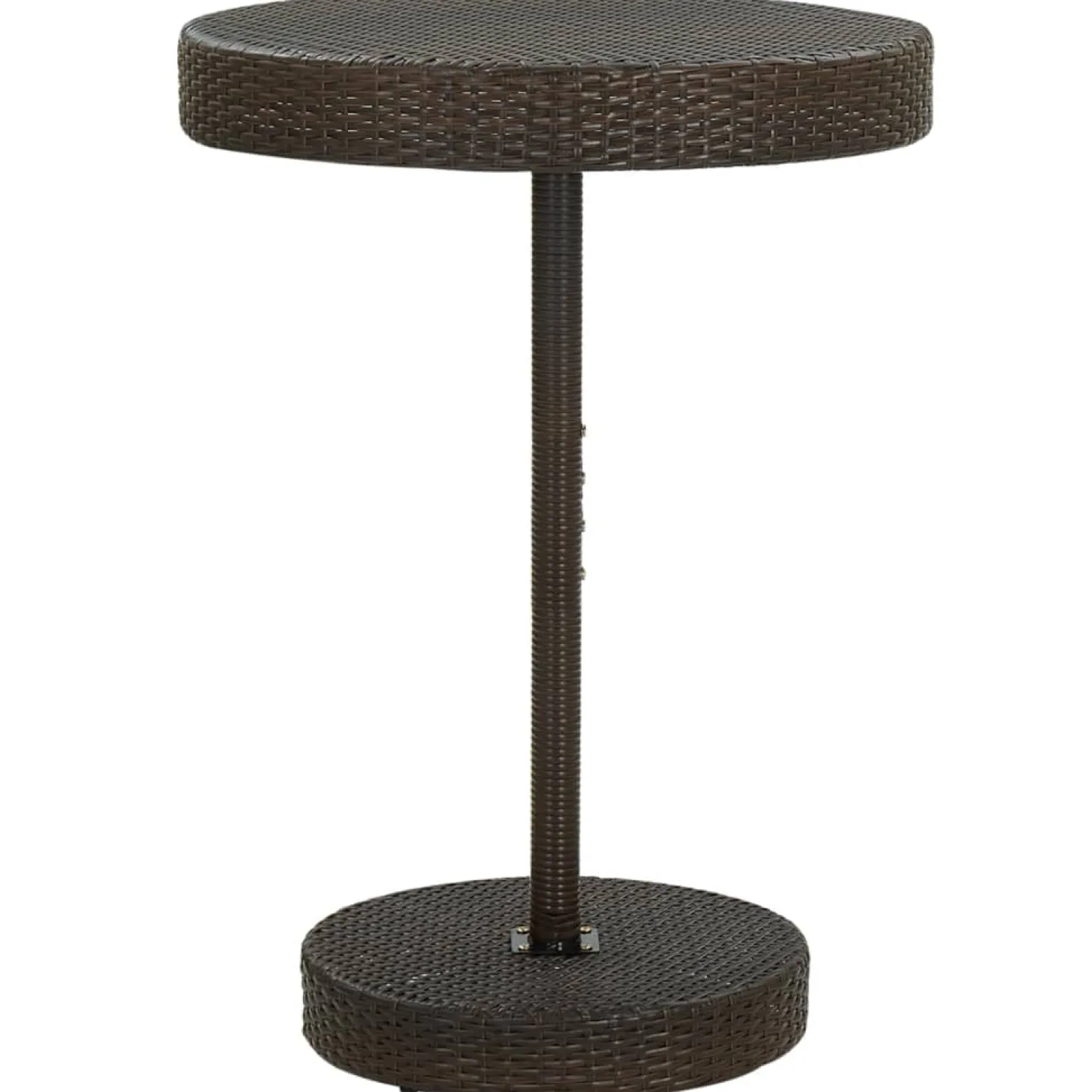 Stół ogrodowy Brąz 75.5 x 106 cm Technorattan vidaXL