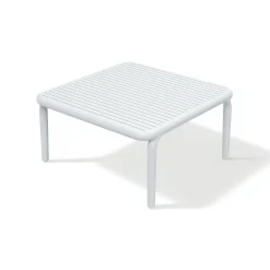 Stół ogrodowy kawowy Brene White 79,5 x 79,5 cm FERNE