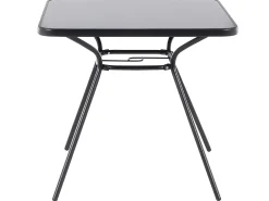 Stół ogrodowy metalowy 80x80 czarny