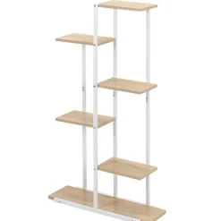 Stojak na kwiaty 113 cm kwietnik metalowy z 6 półkami loft wielopoziomowy