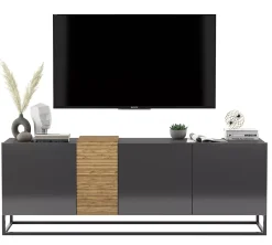 Stojąca szafka rtv grafit - Xyero