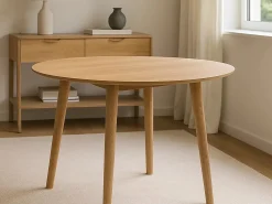Stół okrągły 120 cm Livorno, kolor dębowy olejowany